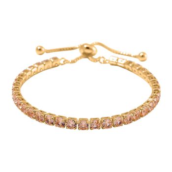 Flexibles Champagner Zirkonia-Armband