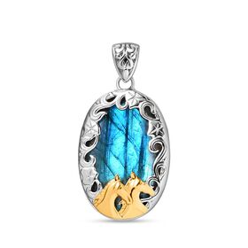 AAA Labradorit Anhänger - 32,73 ct.