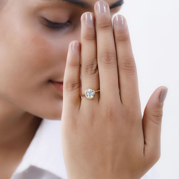 Moissanit Ring - 1,74 ct. image number 8