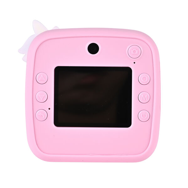Kinder-Digitalkamera mit Sofortdruck-Funktion und Doppellinse, 10x4,5x10 cm, Rosa image number 5