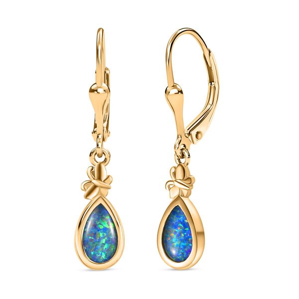 Boulder Opal Triplett Ohrringe - 1,29 ct.