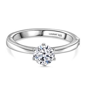 LUXURIANT DIAMOND - Lab Grown Diamant SI-GH SGL zertifiziert Ring 925 Silber rhodiniert (Größe 18.00) ca. 1.00 ct