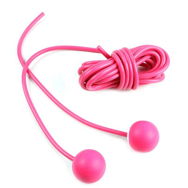 Elektronisches Zähl-Springseil, Rosa und weiß image number 5