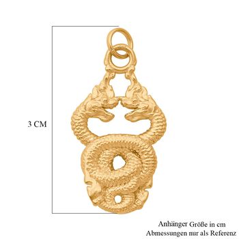 Drachen 1,21 Gramm Anh&auml;nger in 999 Gold