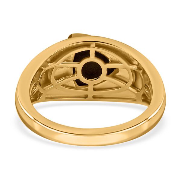 Ammolit-Ring, 925 Silber Gelbgold Vermeil  ca. 1,32 ct image number 6