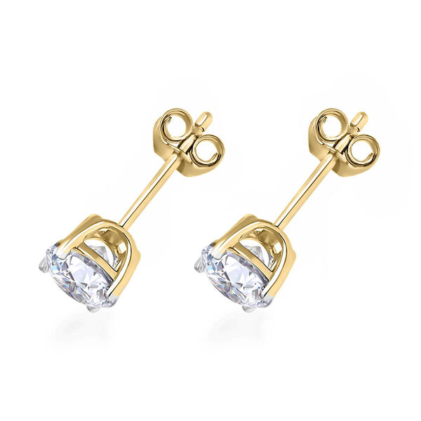 LUXURIANT IGI zertifizierte SI GH Labor-Diamant-Ohrringe - 2 ct. image number 4