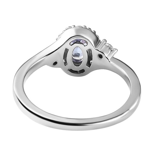 Tansanit und Zirkon-Ring image number 6