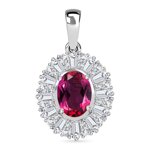 Labor roter Beryll und Zirkon-Anhänger - 2,23 ct. image number 0