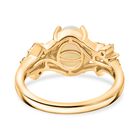 D'Joy AA Natürlicher, äthiopischer Welo Opal und gelber Saphir Ring - 1,44 ct. image number 5