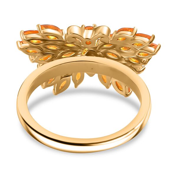 Feueropal und Zirkon Ring - 1,33 ct. image number 6