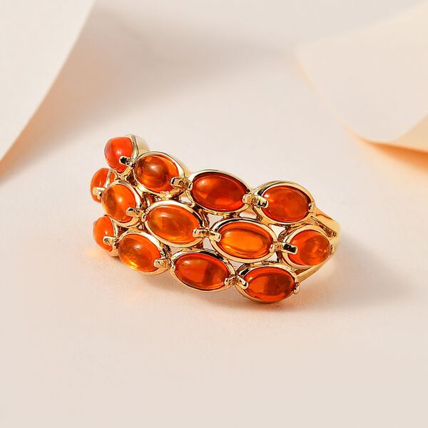 AA orange äthiopischer Opal-Ring - 2,09 ct. image number 2