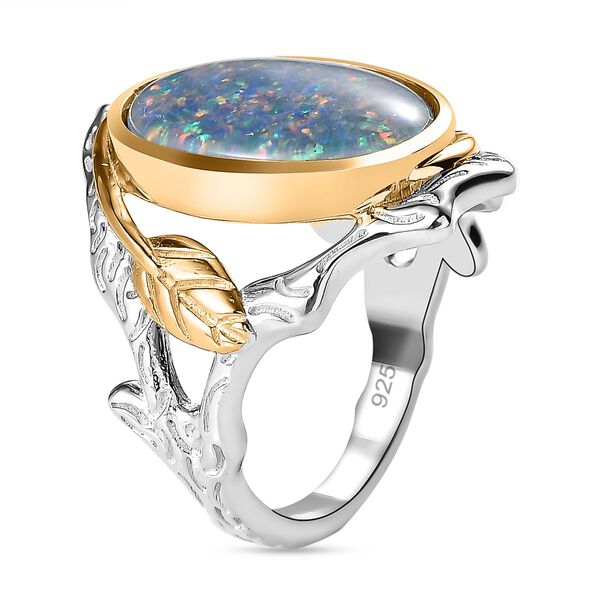 Boulder Opal Triplett Ring - 4,79 ct. image number 8