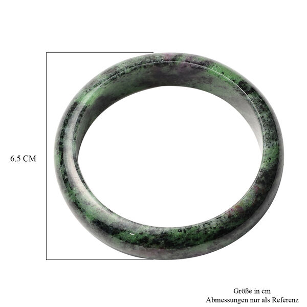 Rubin Zoisit-Armreif, 191,25 ct. image number 3