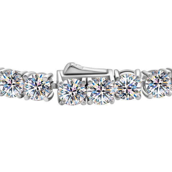 Moissanit Armband, 19 cm - 15,89 ct. image number 4