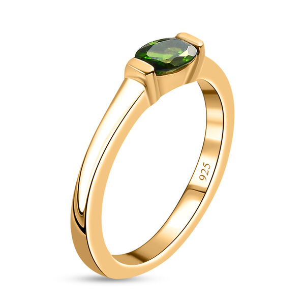 Natürlicher Chromdiopsid-Ring - 0,50 ct. image number 5