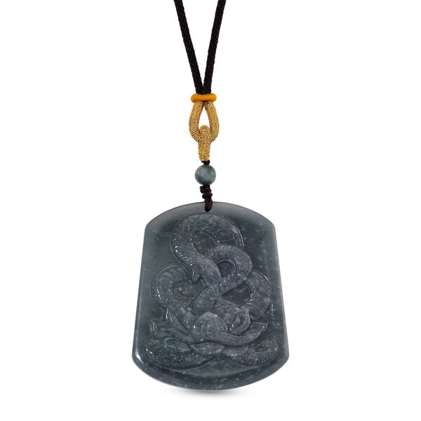 EXTREM SELTEN - Natürlicher Olmek Jadeit Kette 66 cm ca. 125.00 ct image number 0