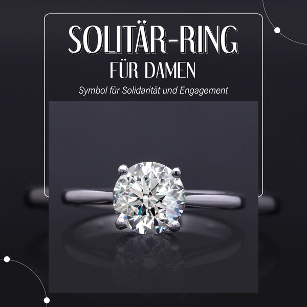 LUXURIANT SGL zertifizierter VS-EF Labor Diamant Ring in 585 Weißgold - 3 ct. image number 7