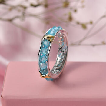 EverTrue AA blauer Apatit Ring - 3,88 ct.