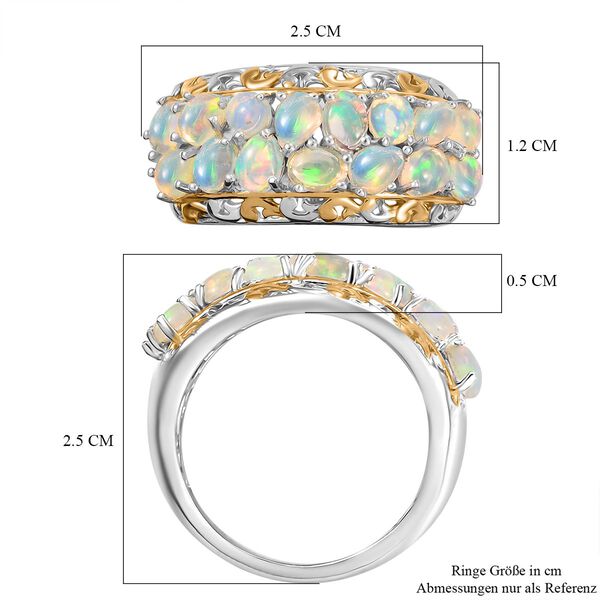 Nat&uuml;rlicher, &auml;thiopischer Welo Opal Ring - 1,63 ct. image number 8