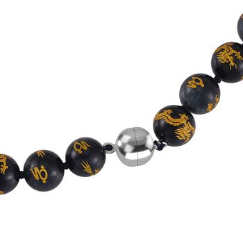 Blaue Tigerauge-Halskette, 50 cm - 335 ct.