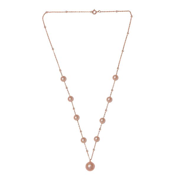 Halskette ca. 50 cm 925 Silber ros&eacute;vergoldet image number 3