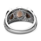 Rauchquarz Ring, Messing platiniert, ca. 2,14 ct image number 5