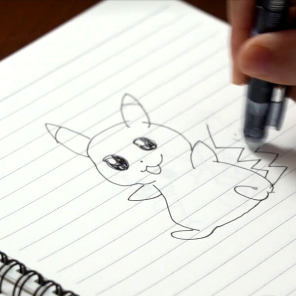 Smart - Notizbuch, Stift Radiergummi inkl., Schwarz image number 3