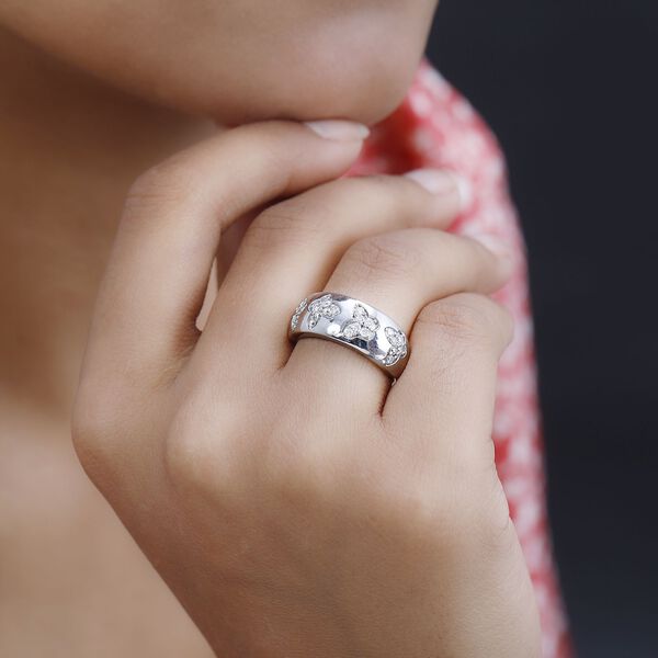 Moissanit Ring - 0,56 ct. image number 9