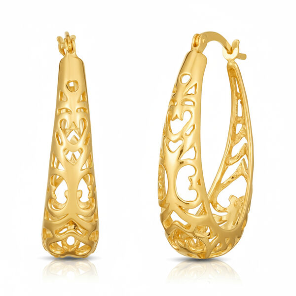 925 Silber vergoldet Ohrringe 5,20g image number 0