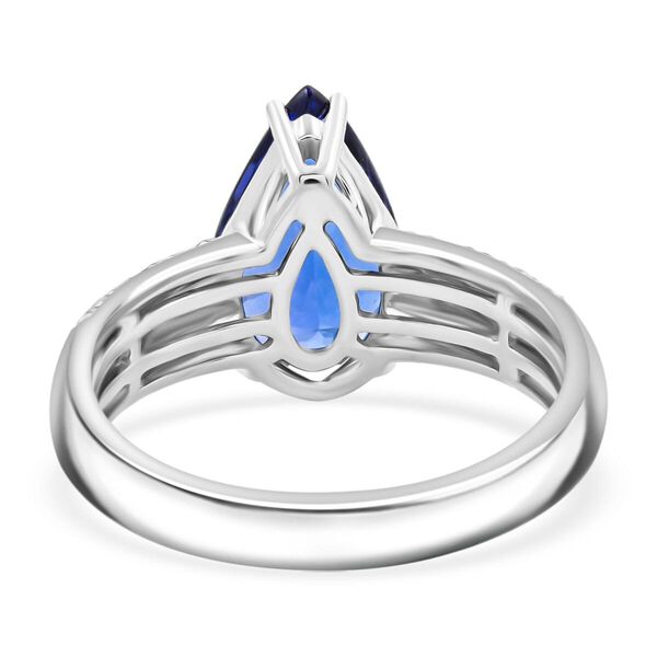 RHAPSODY zertifiziert und geprüft AAAA Tansanit und VS-EF Diamant Ring in 950 Platin - 4,80 ct. image number 4