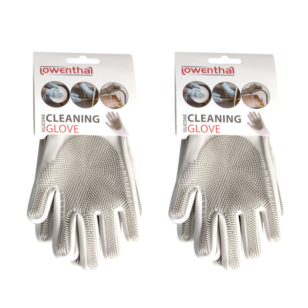 Silikon-Handschuhe 2 Stuck, blaufarben image number 0