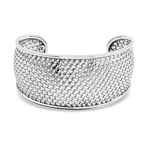 Royal Bali Kollektion - Armreif mit Korbflechtmuster - 36g