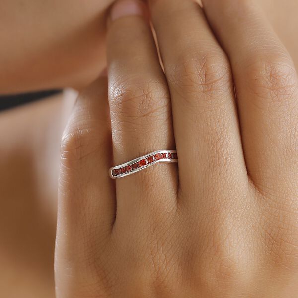 LUSTRO STELLA Granat Zirkonia Ring image number 3