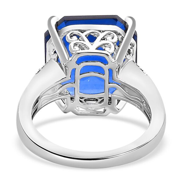 Ceylonfarbener Quarz und Zirkon-Ring - 12,34 ct.&nbsp; image number 6