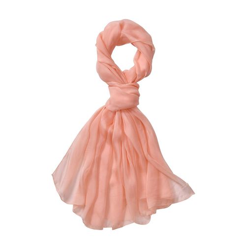 LA MAREY Chiffon Seidenschal, pink image number 0