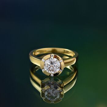 Moissanit Ring - 1,2 ct.