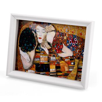 LIVMORE 3D DIY Bilderrahmen Bastelset K&uuml;nstleratelier Motiv 22 x 13 x 17 cm Gelb