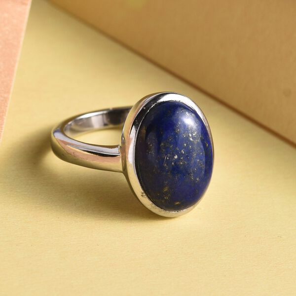 Lapislazuli Ring  (Gr&ouml;&szlig;e 19.00) ca. 7,27 ct image number 2