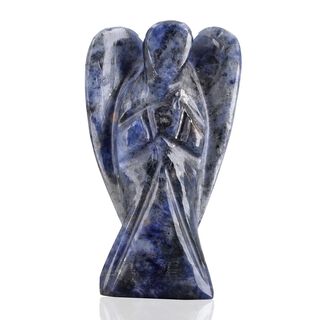 The 5th Season - Engelsfigur aus echtem Edelstein in Geschenkverpackung, Sodalith