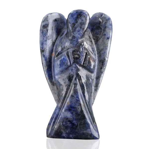 The 5th Season - Engelsfigur aus echtem Edelstein in Geschenkverpackung, Sodalith