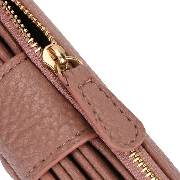 Brieftasche mit RFID-Schutz, 18x3x9cm, Rosa image number 7