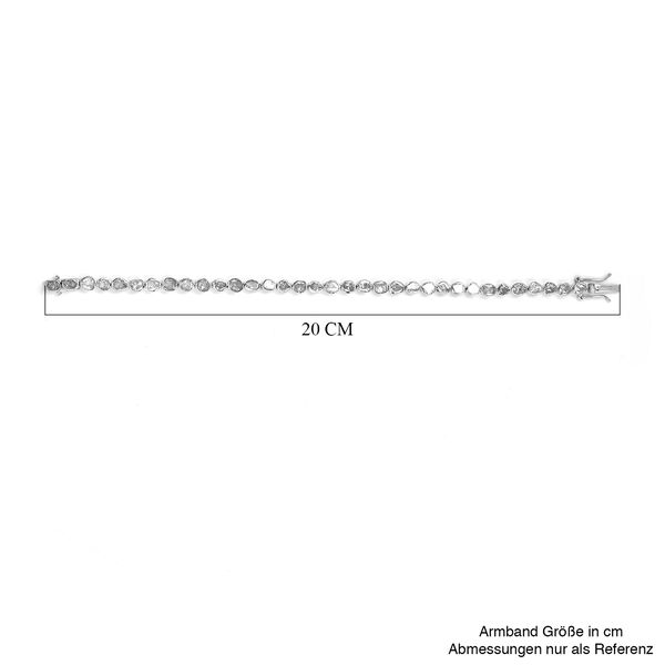 Handgefertigtes Polki-Diamant-Armband image number 6