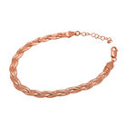 925 Silber rosévergoldet Armband ca. 18 cm ca. 4,16g