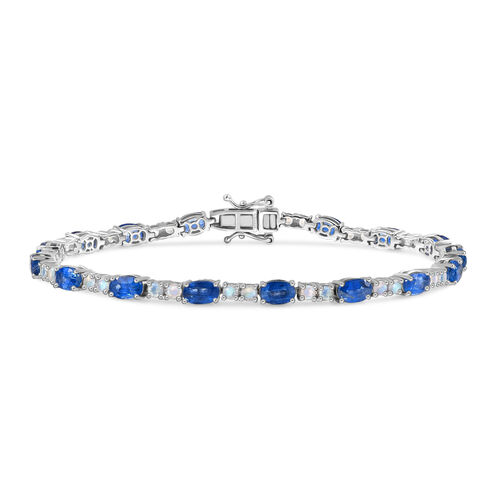 D'Joy AA Kyanit und Regenbogen Mondstein Armband image number 0