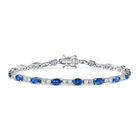 D joy Kyanit, Premium Regenbogen Mondstein Armband ca. 19 cm 925 Silber rhodiniert ca. 10,86 ct.