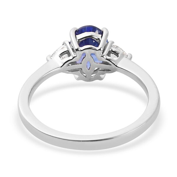 RHAPSODY - AAAA Tansanit und Diamant-Ring, 950 Platin  ca. 1,55 ct image number 5