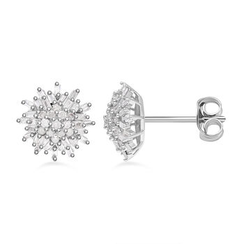 Schneeflocke Diamant Ohrringe- 0,50 ct.