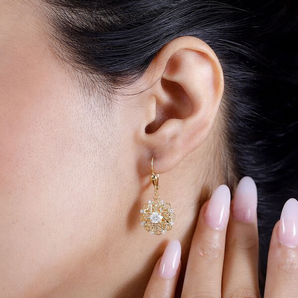 Moissanit Ohrringe - 0,81 ct. image number 4