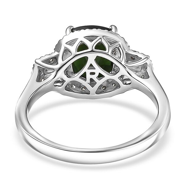 RHAPSODY AAAA Santa Rosa Turmalin und Diamant Ring in 950 Platin - 2,66 ct. image number 4
