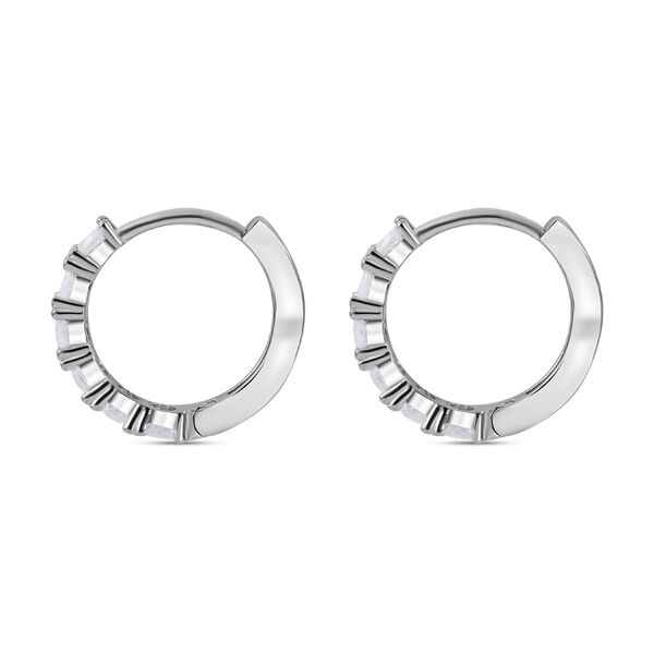 Lustro Stella - Wei&szlig;e Zirkonia Ohrringe, 925 Silber rhodiniert ca. 2.28 ct image number 2